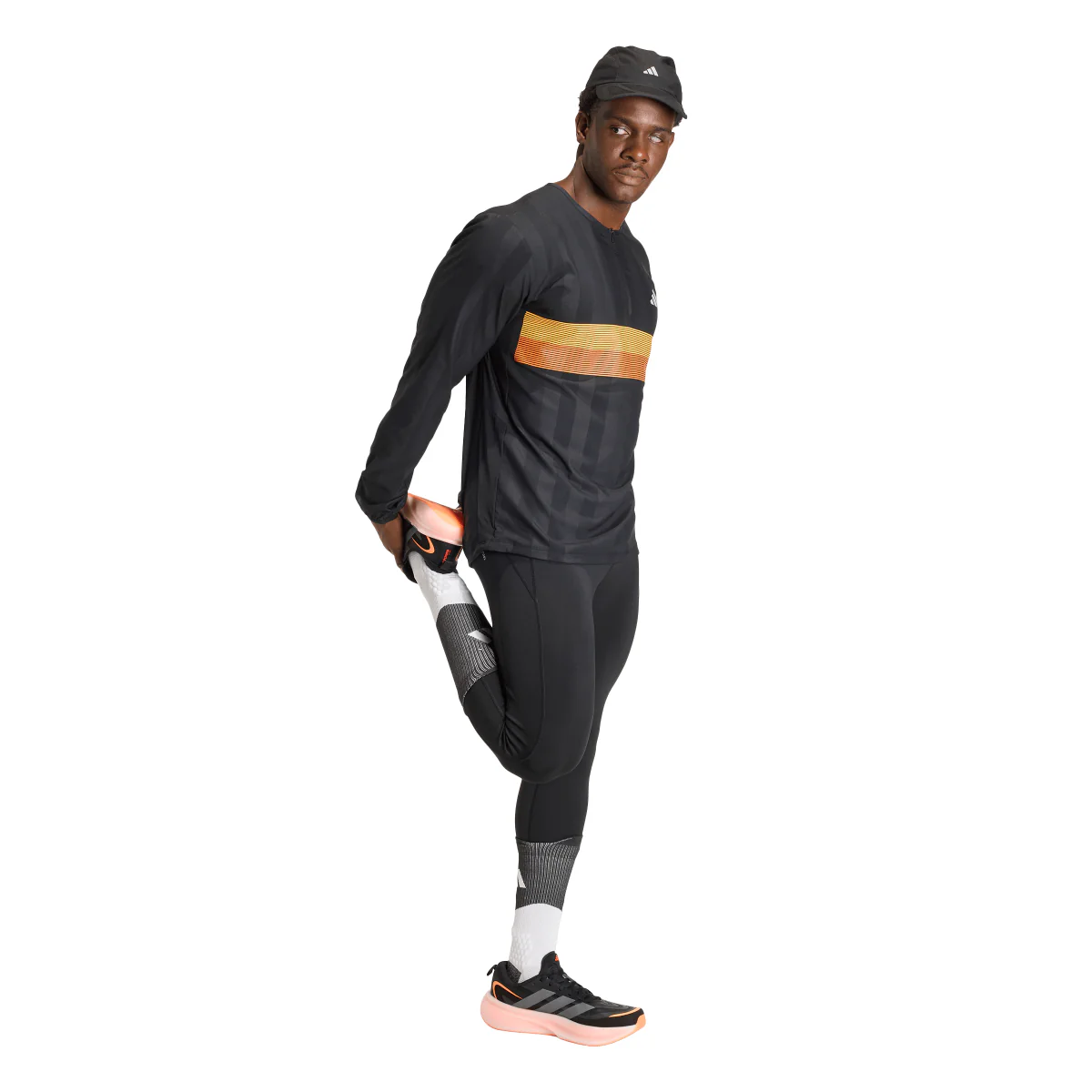 Leggings Running Neri Uomo con tecnologia Climacool adidas - Image 4