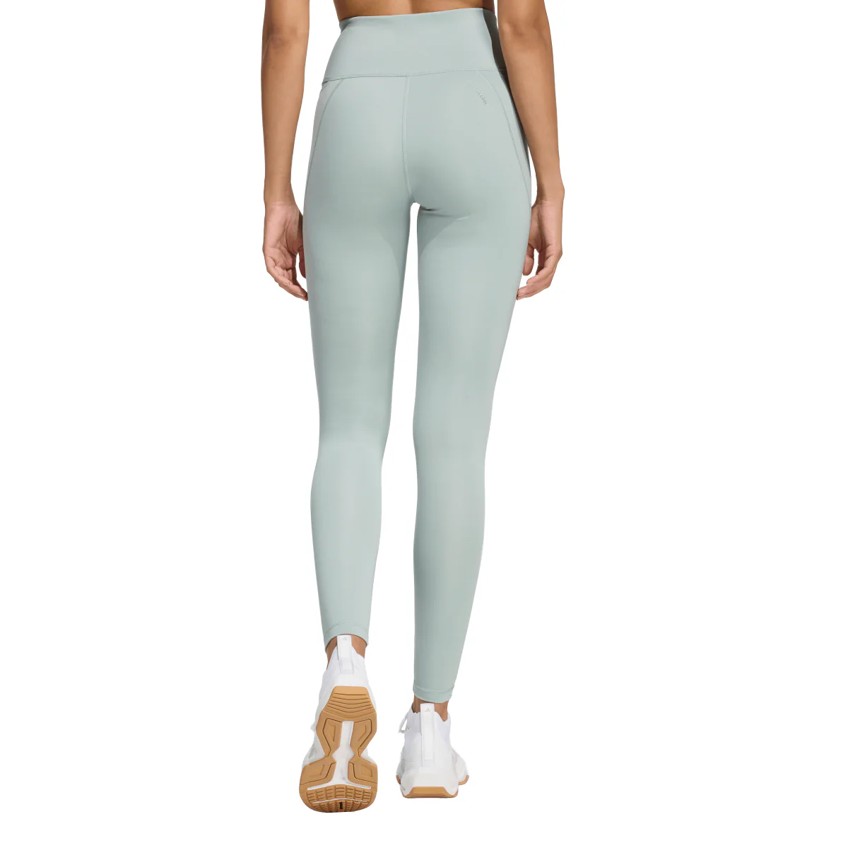 Leggings sportivi da Donna verde salvia con tasca Climacool adidas - Image 3