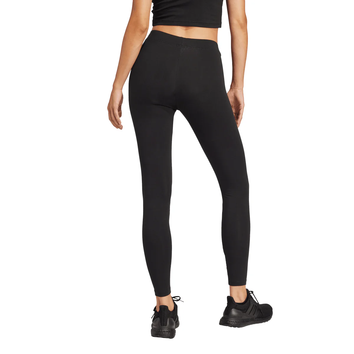 Leggings neri da Donna con logo sul lato frontale adidas - Image 4