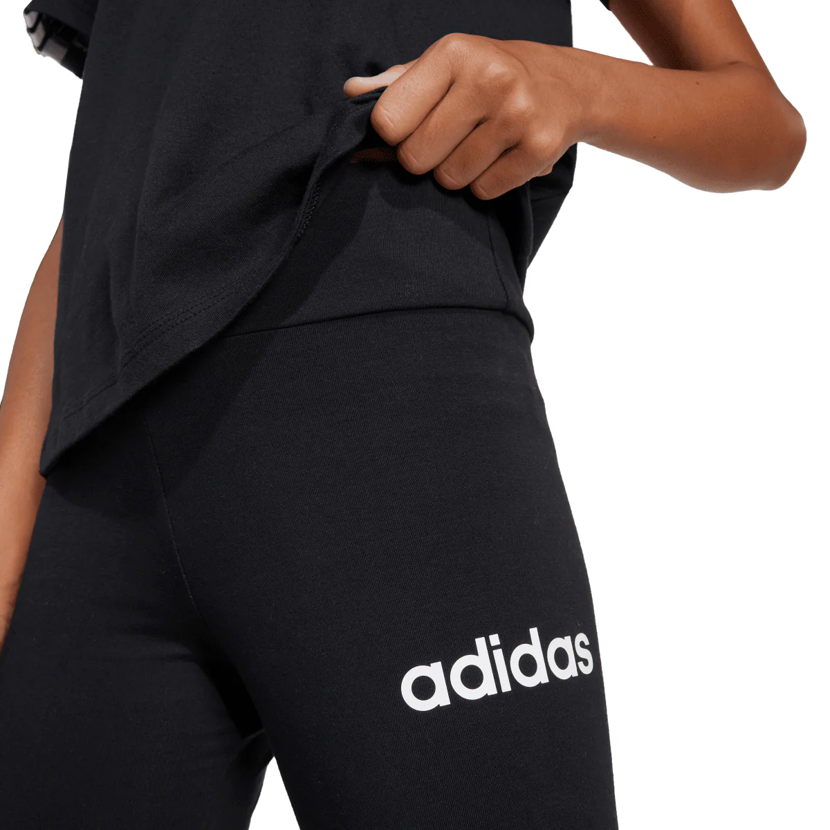 Leggins sportivi neri da Ragazza con logo adidas - Image 6