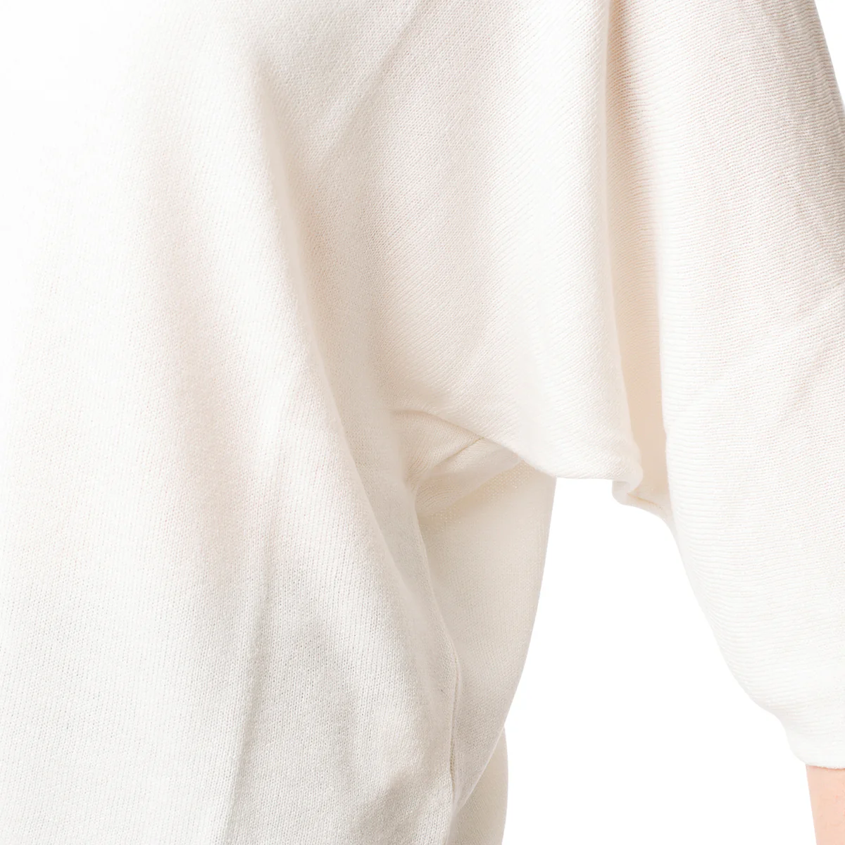 Maglia da donna con maniche 3/4 bianca Swish Jeans - Image 3