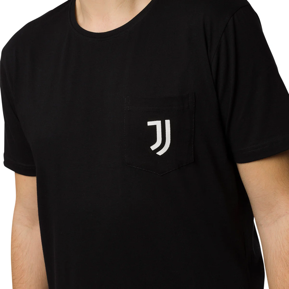 Maglia da pigiama nera da uomo con logo Juventus - Image 3