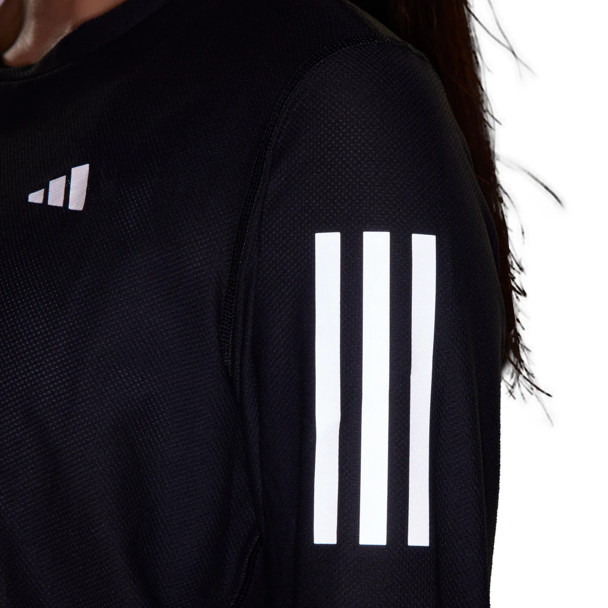Maglia tecnica nera da allenamento donna adidas - Image 9