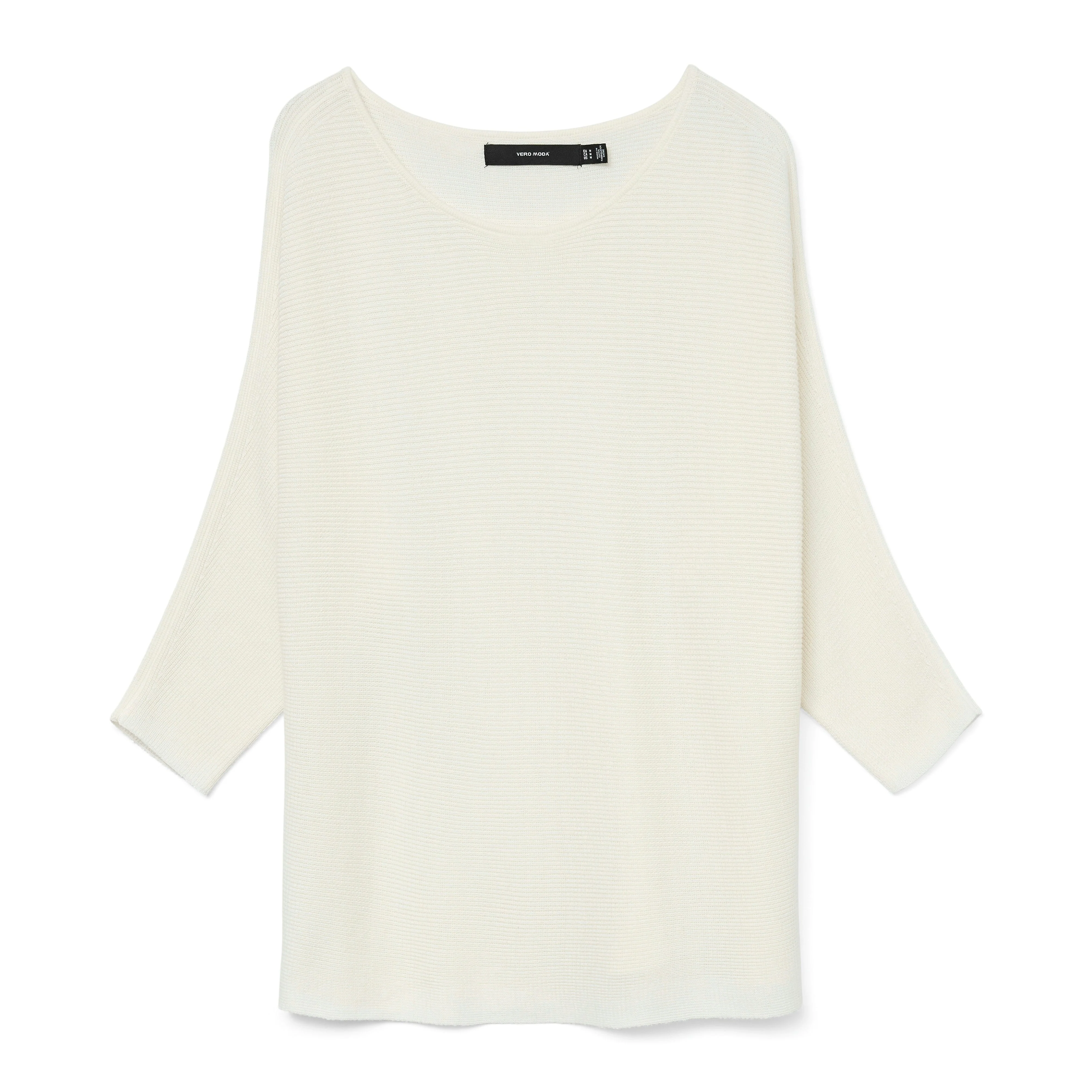 Maglioncino leggero bianco da Donna con trama a costine Vero Moda - Image 4
