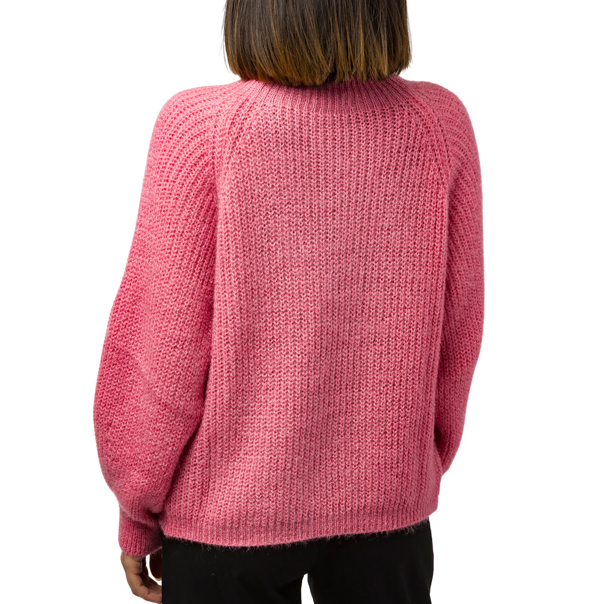 Maglione da donna a collo alto rosa Swish Jeans - Image 2