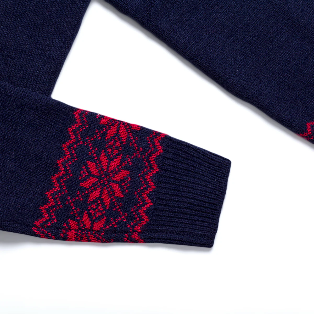 Maglione natalizio da uomo blu con ricamo orsetto Teddy - Image 8