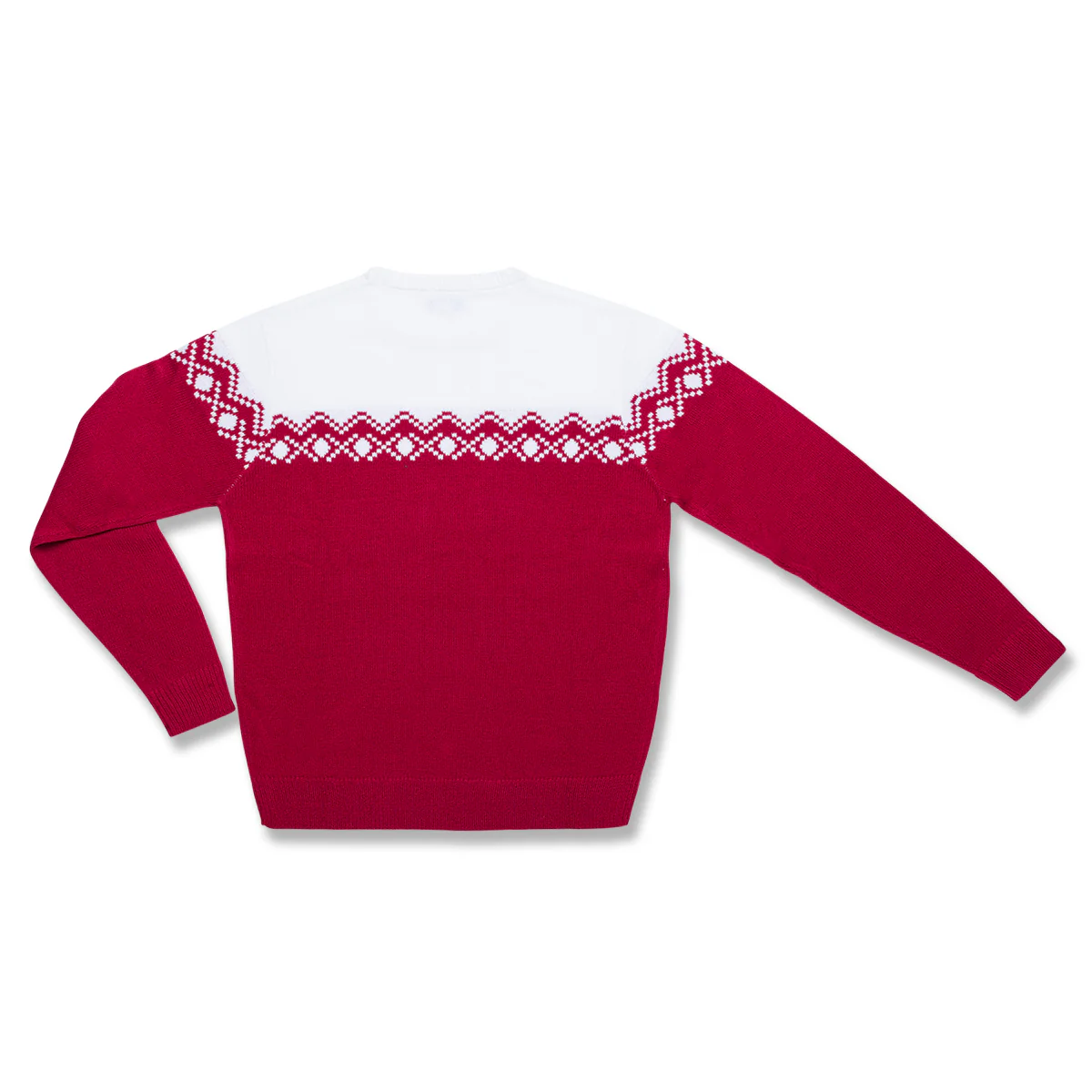Maglione da uomo natalizio rosso con ricamo Merry Christmas - Image 6