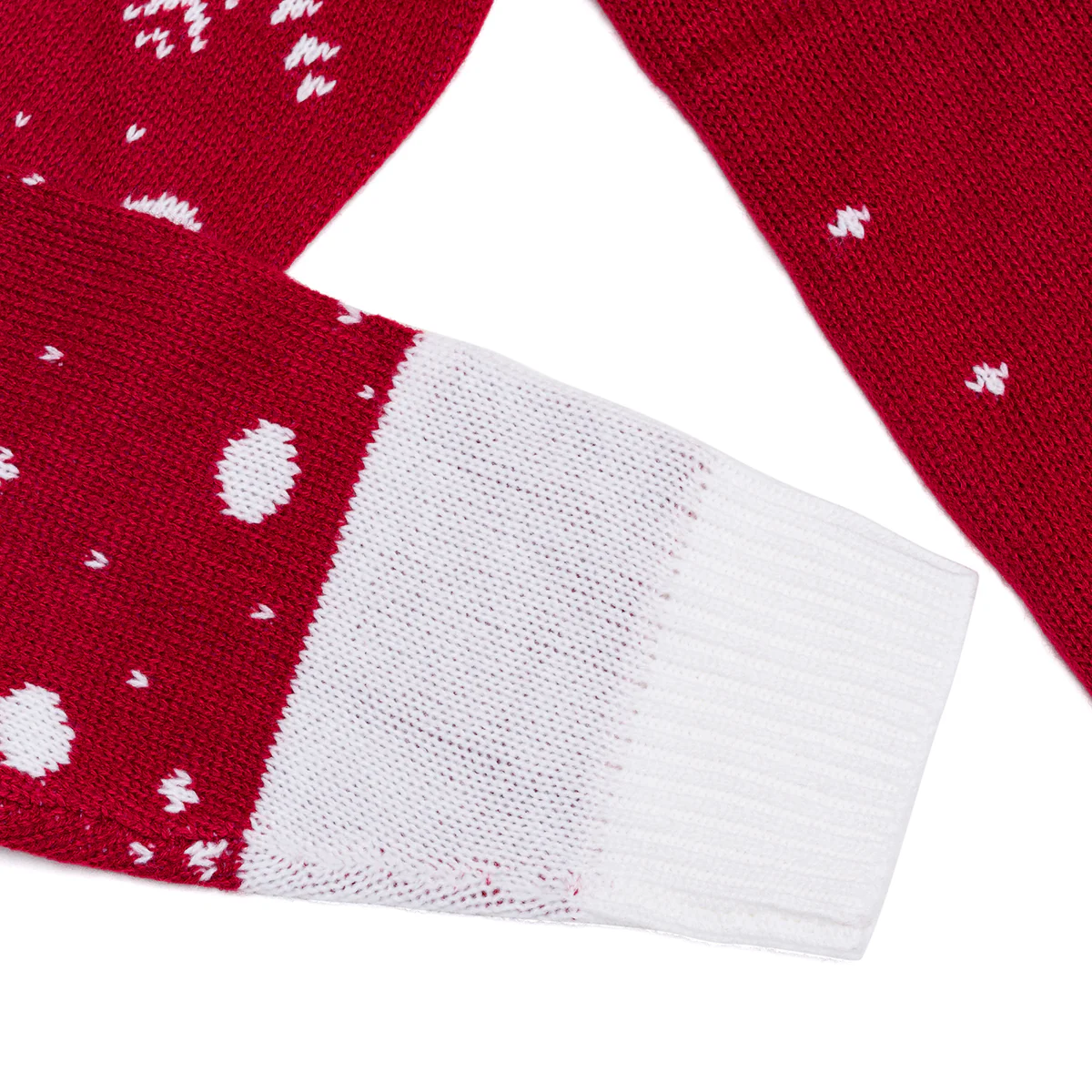 Maglione natalizio rosso da uomo con ricamo renna - Image 8