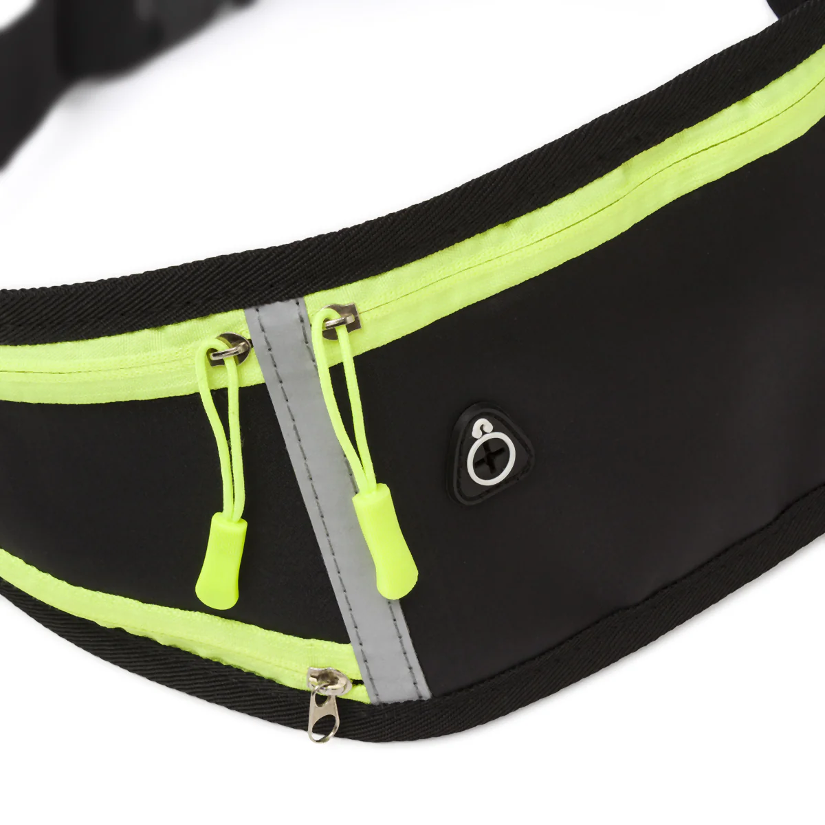 Marsupio sportivo unisex nero con dettagli giallo fluo GymRun - Image 3