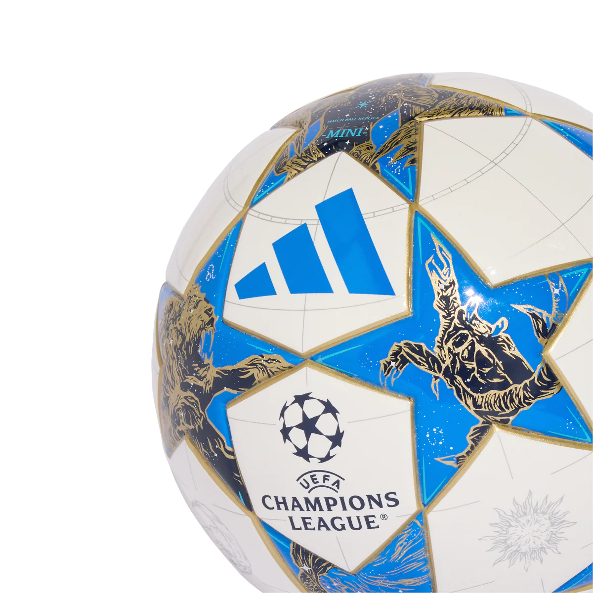 Mini Pallone UEFA Champions League bianco e blu da Unisex adidas - Image 2