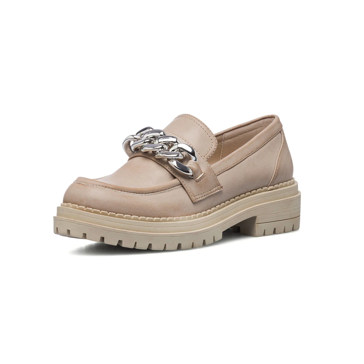 Mocassini beige da donna con maxi-catena Swish Jeans - Image 11