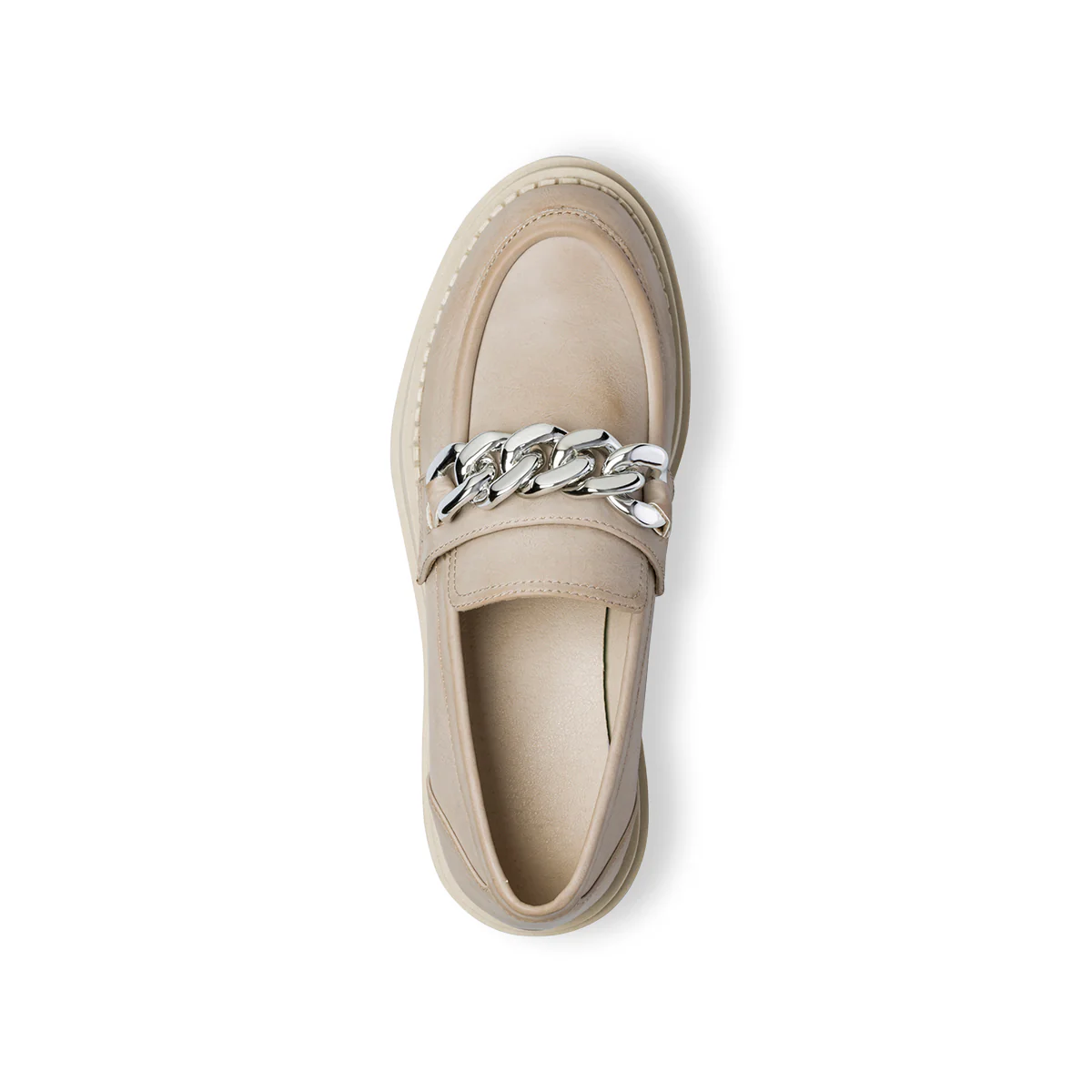 Mocassini beige da donna con maxi-catena Swish Jeans - Image 17