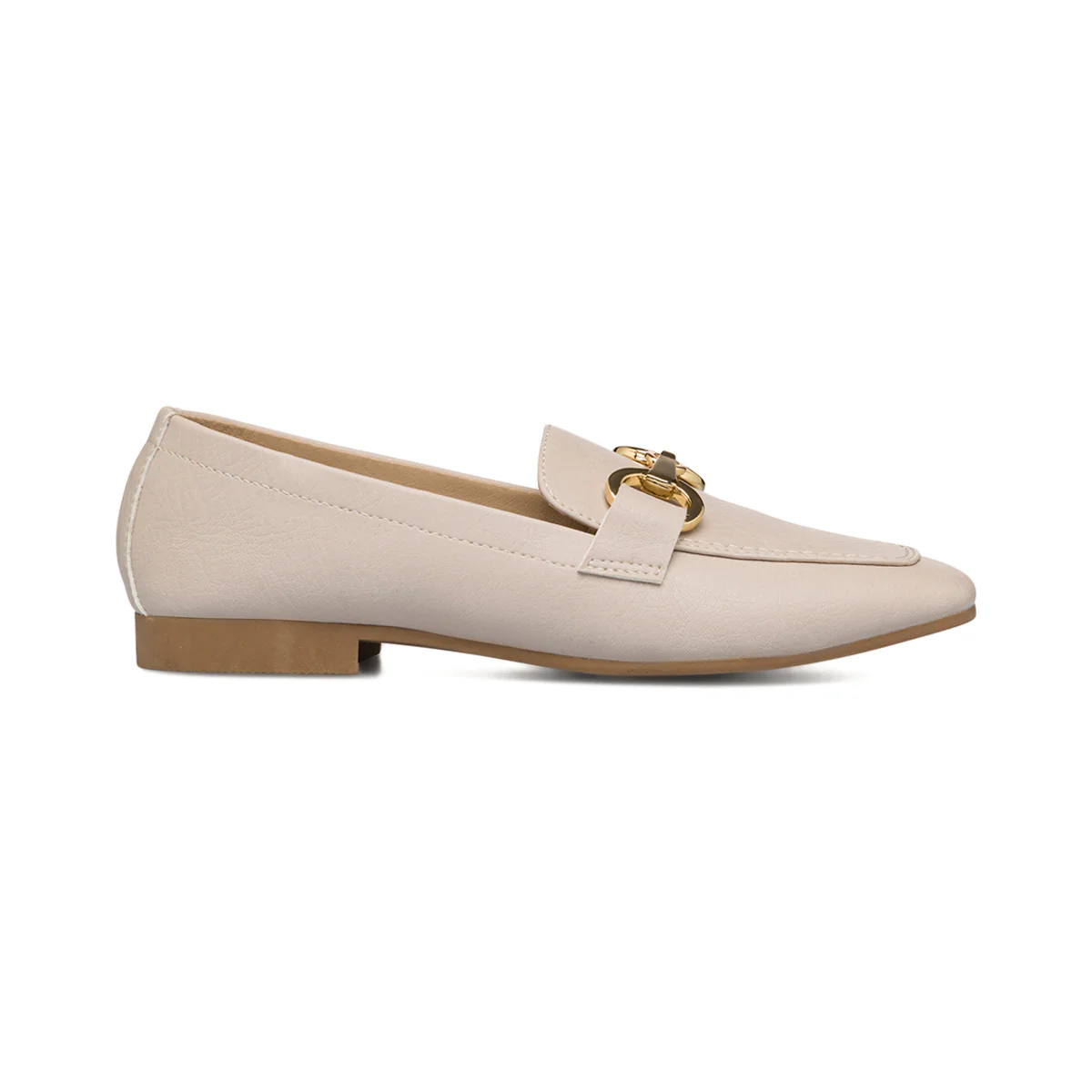 Mocassini beige da donna con morsetto Lora Ferres - Image 2