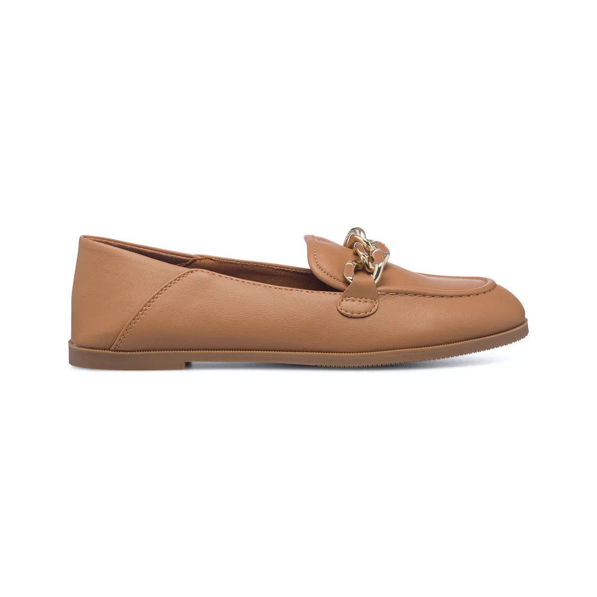 Mocassini beige in pelle vegana con maxi-catena Call It Spring Torii