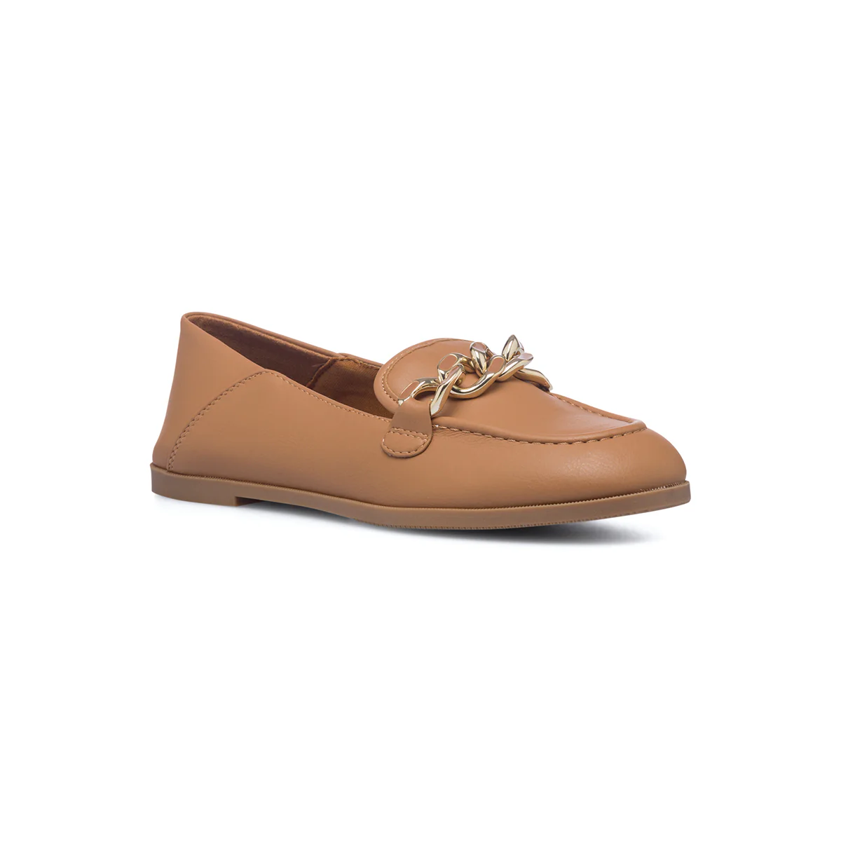 Mocassini beige in pelle vegana con maxi-catena Call It Spring Torii - Image 2