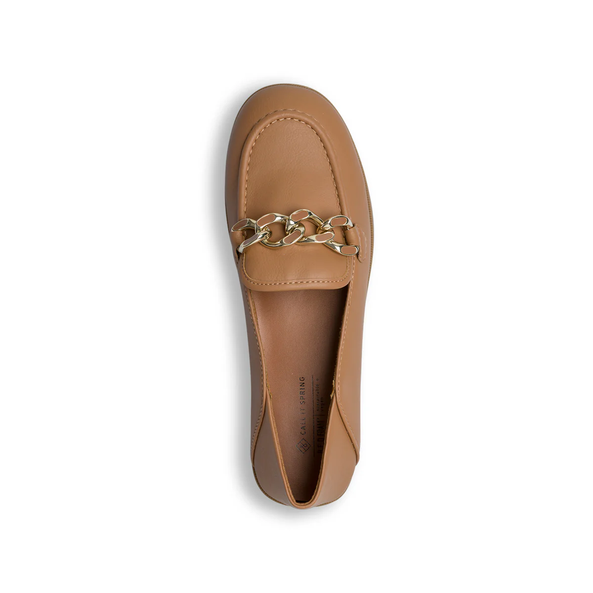 Mocassini beige in pelle vegana con maxi-catena Call It Spring Torii - Image 8