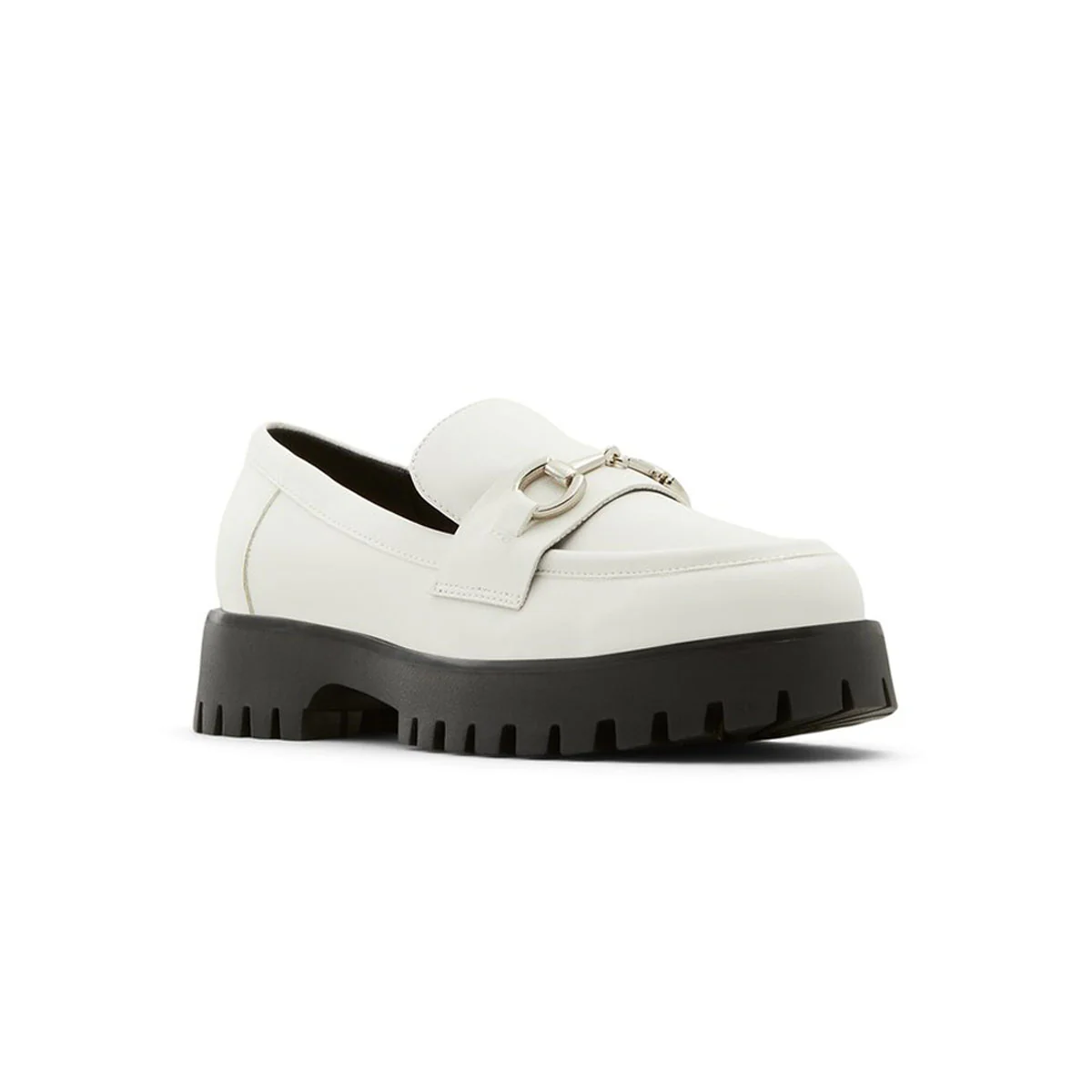 Mocassini bianchi in pelle vegana con suola chunky Call It Spring Clueless - Image 2
