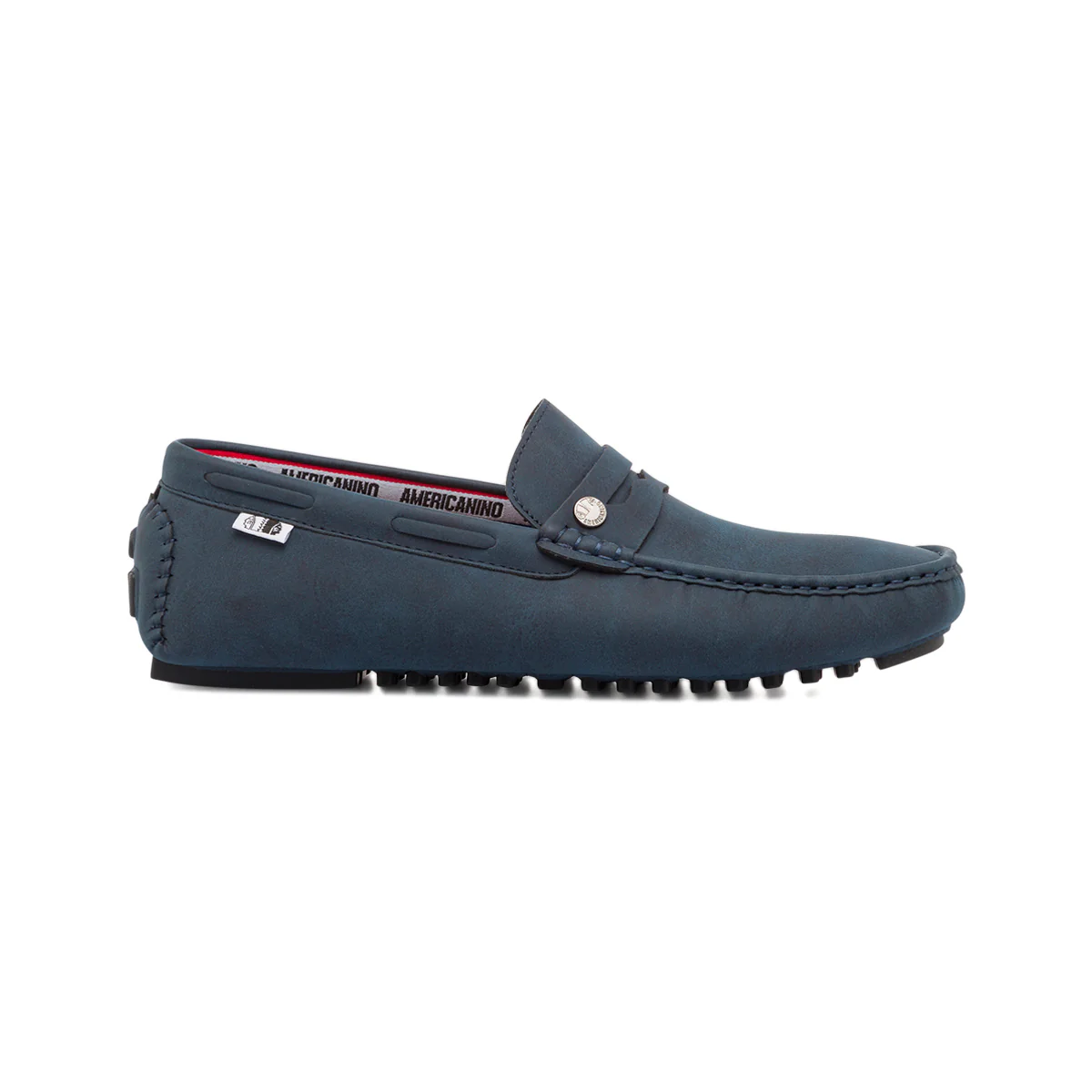 Mocassini blu casual da uomo Americanino