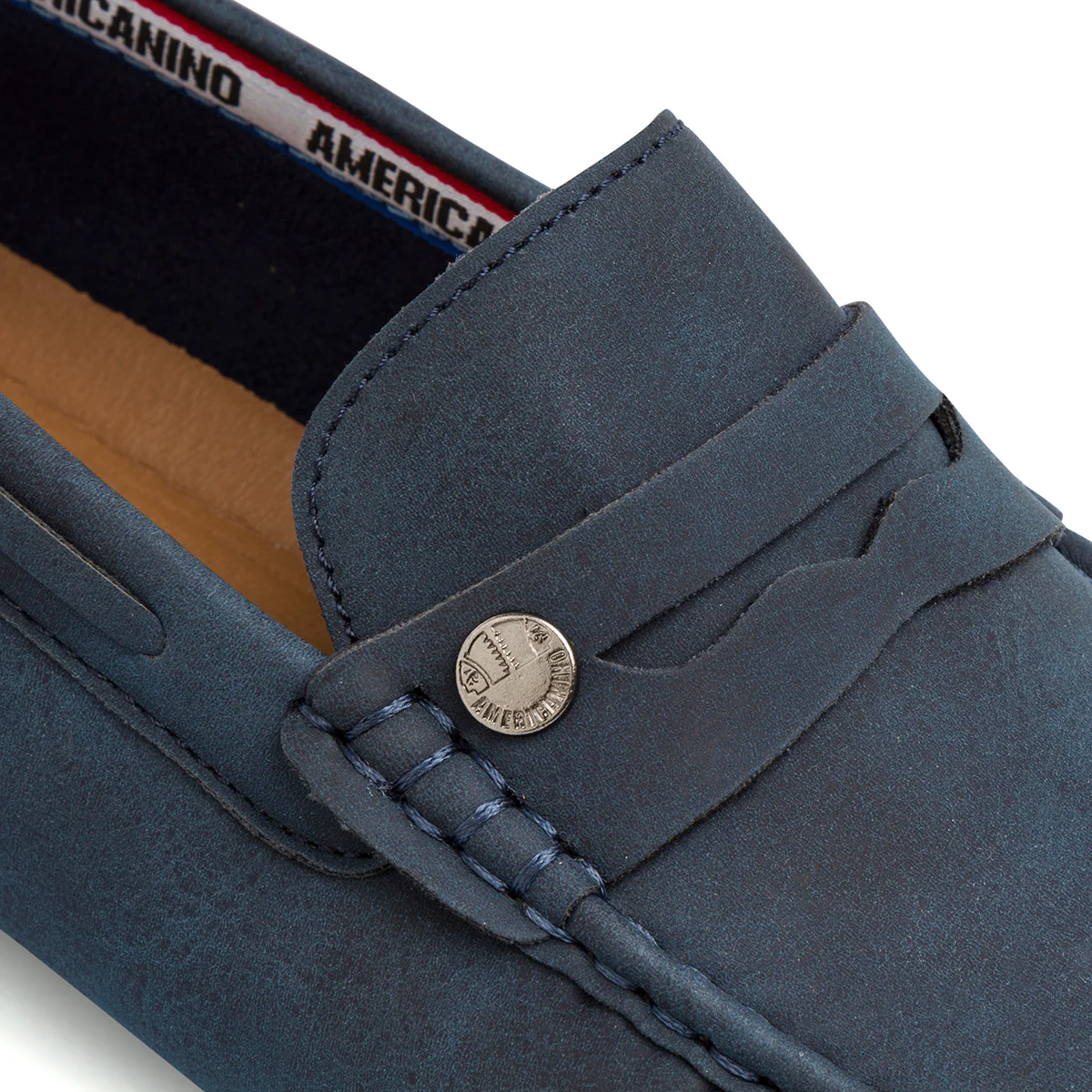 Mocassini blu casual da uomo Americanino - Image 5