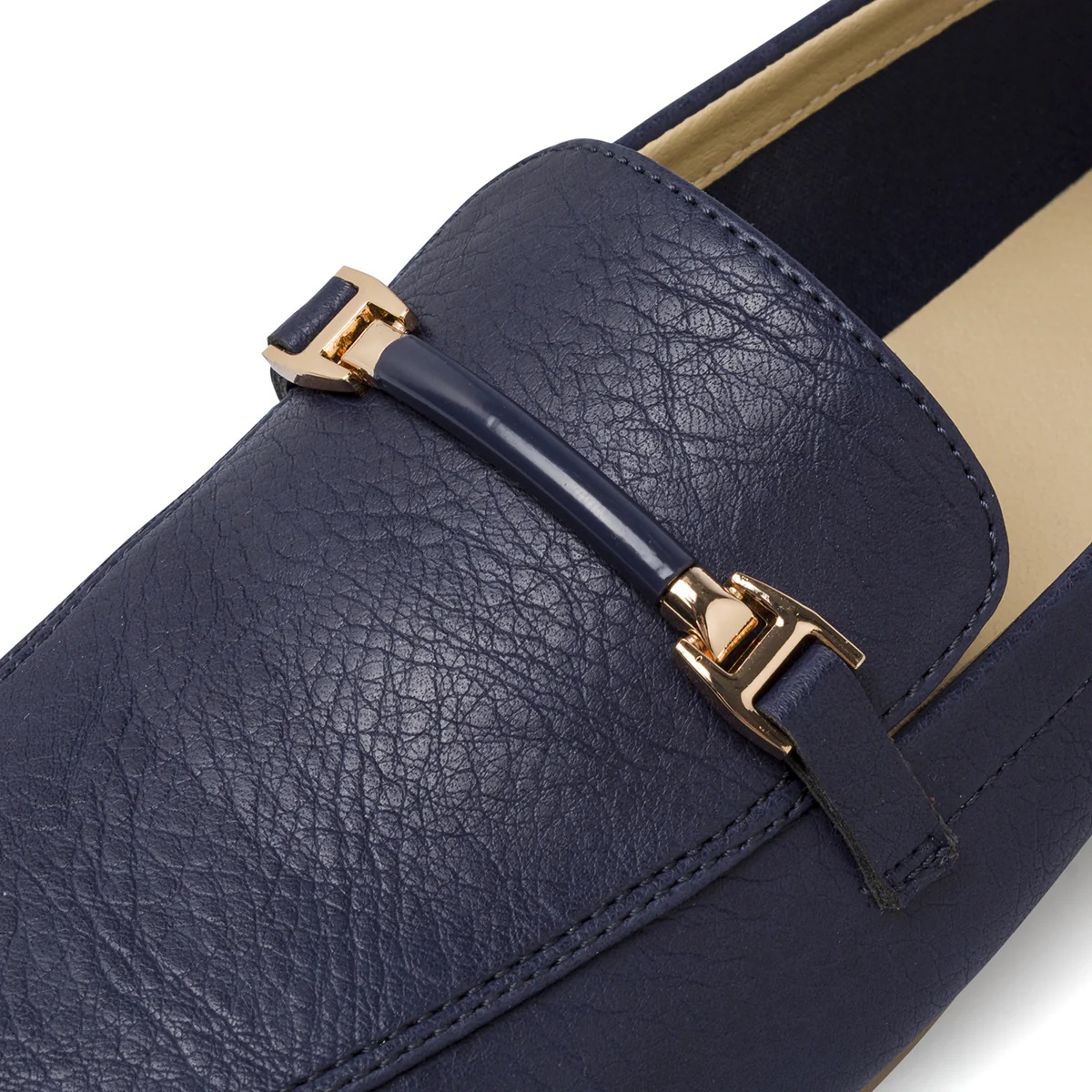 Mocassini Blu da Donna con morsetto dorato Lora Ferres - Image 4