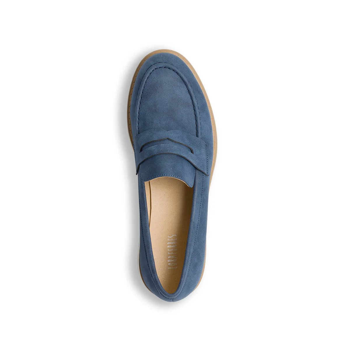 Mocassini blu da donna con suola chunky Lora Ferres - Image 4
