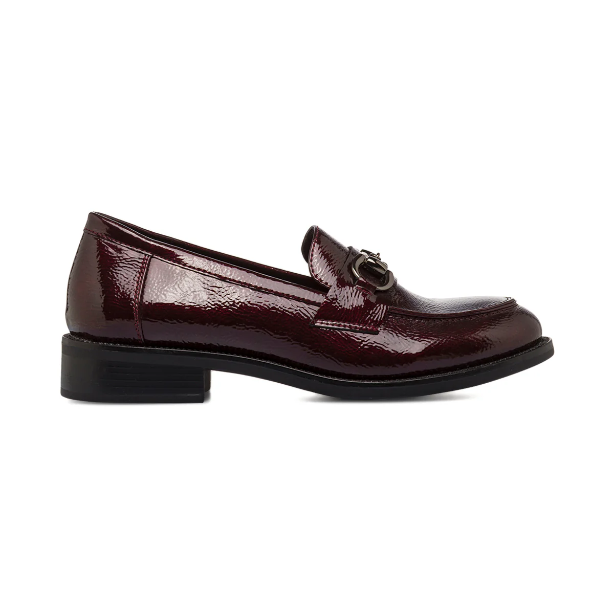 Mocassini bordeaux da Donna con dettaglio metallo Lora Ferres