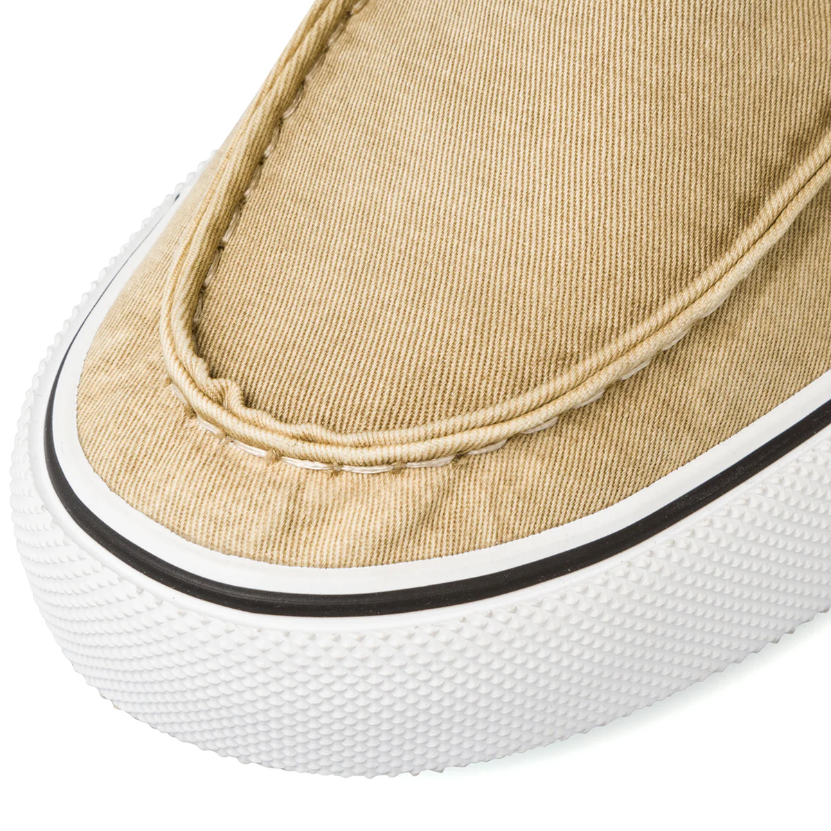 Mocassini casual beige da uomo in tessuto con laccetto passante Riflessi Urbani - Image 5
