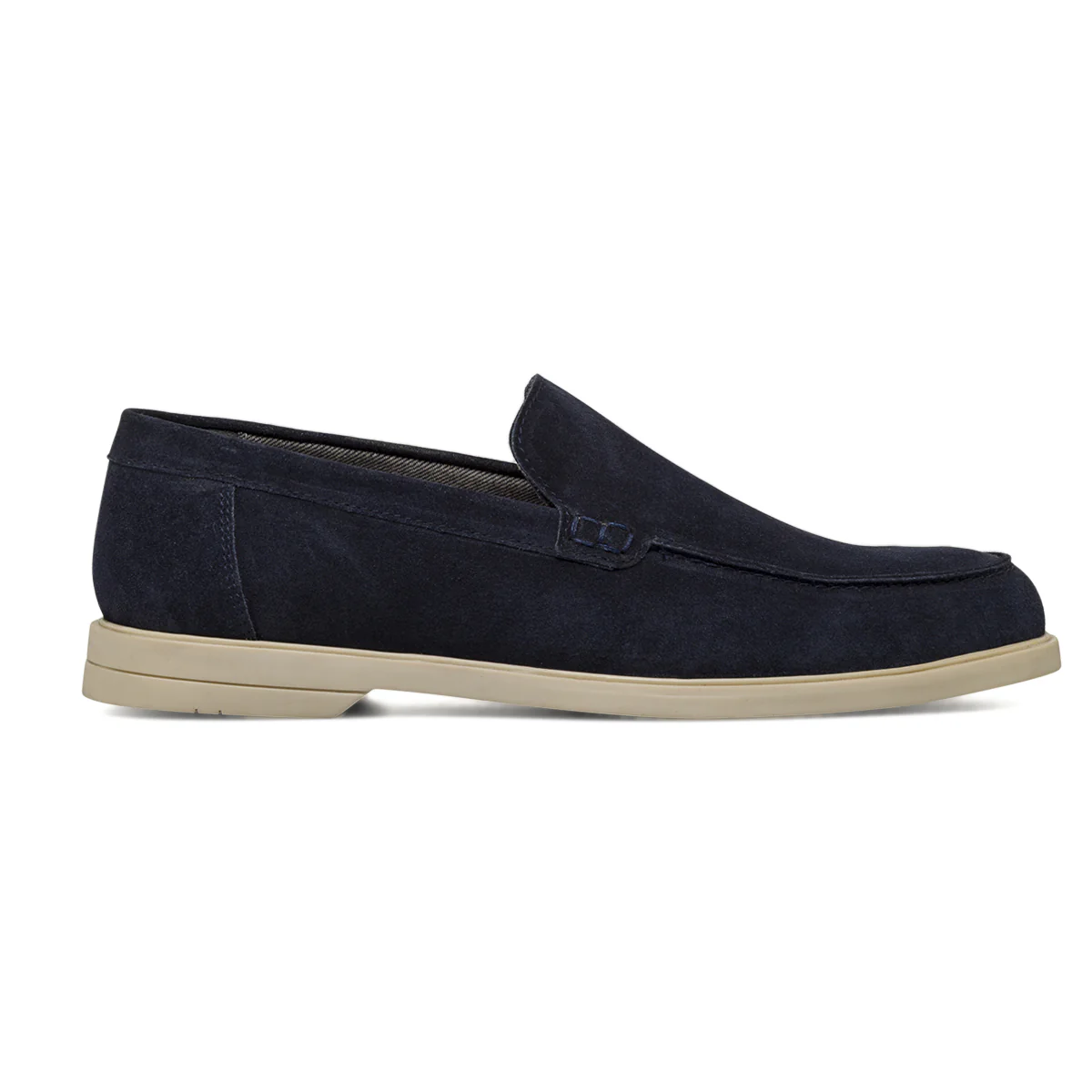 Mocassini casual Blu da Uomo effetto scamosciato La Cuoieria