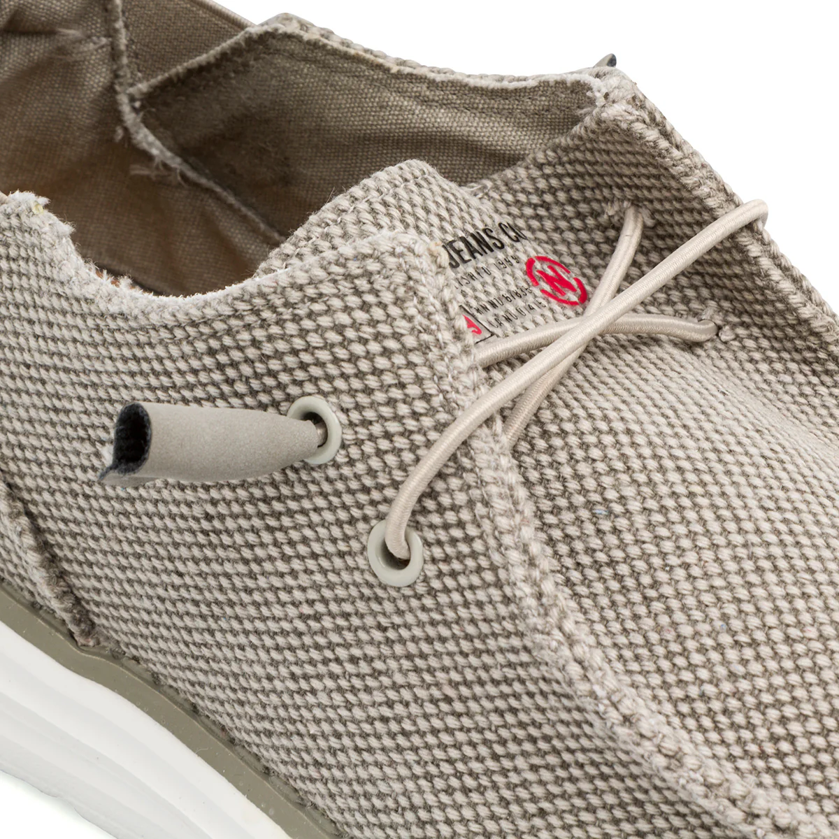 Mocassini casual in tessuto beige Nautica Jeans - Image 5