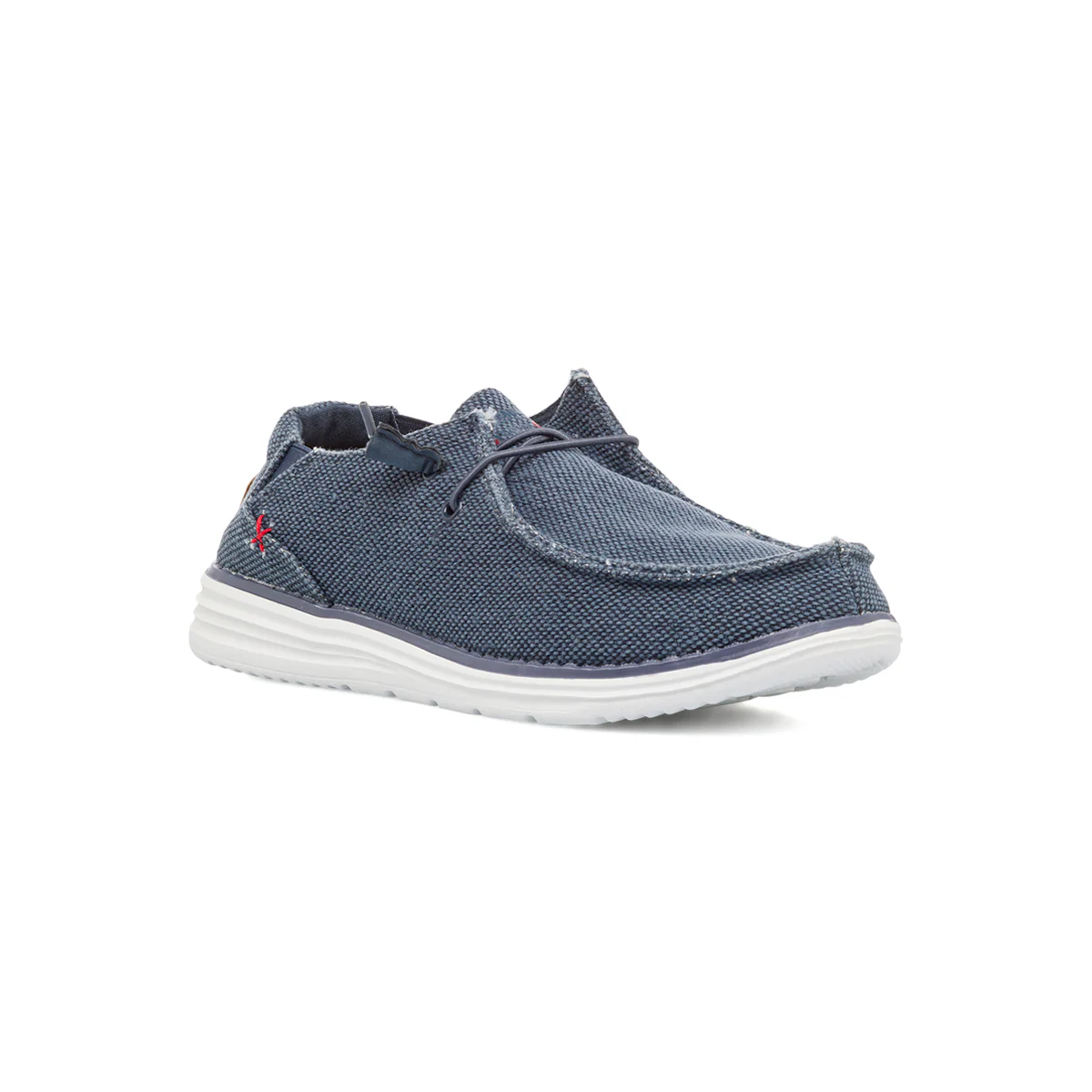 Mocassini casual in tessuto blu jeans Nautica Jeans - Image 2