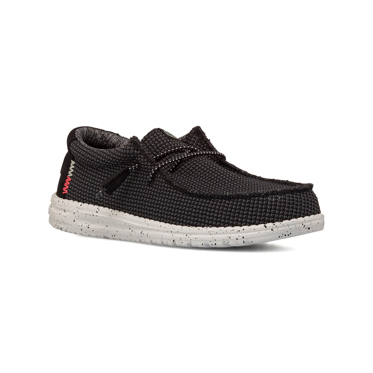 Mocassini leggeri in tessuto neri da Uomo Heydude Wally Sport Mesh - Image 2
