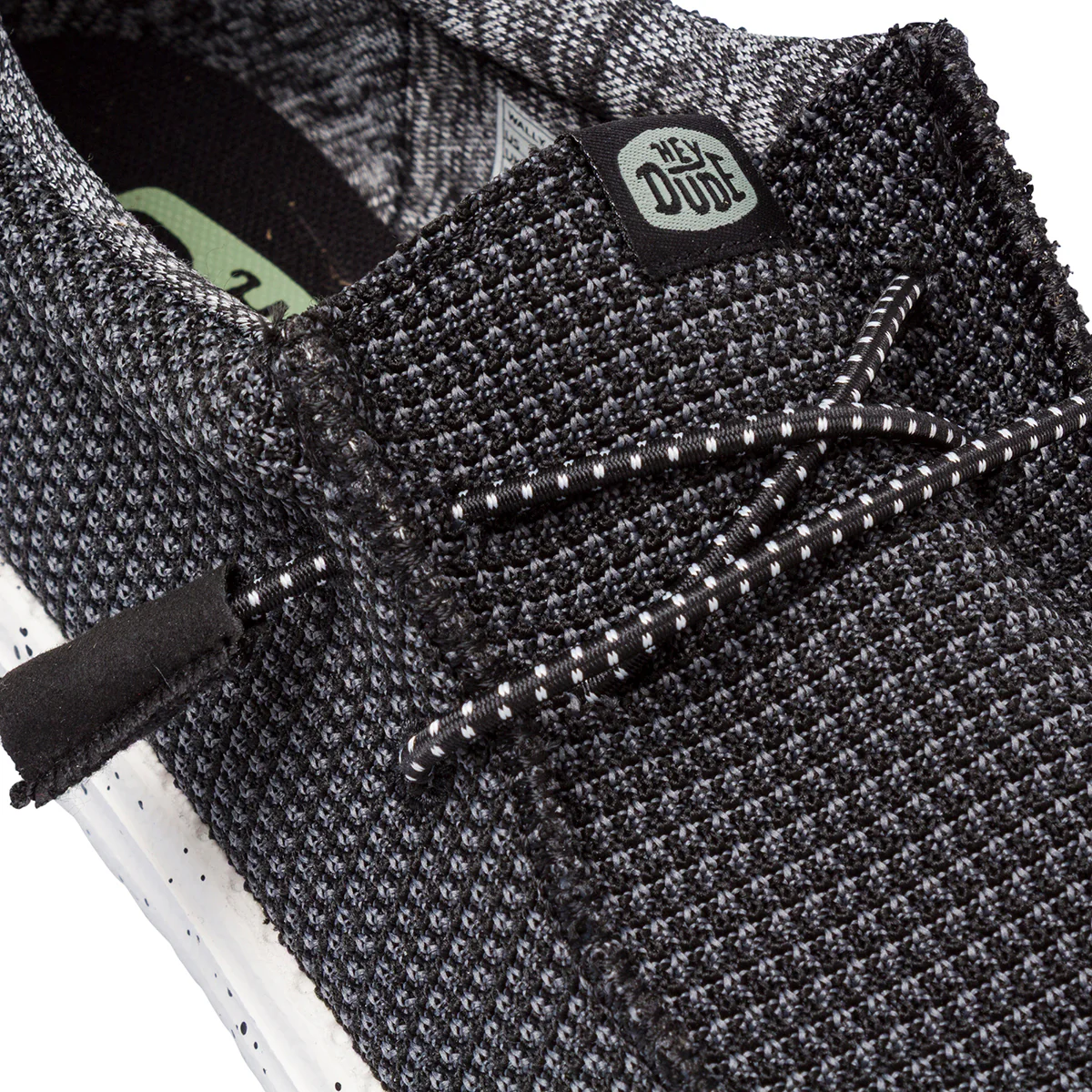 Mocassini leggeri in tessuto neri da Uomo Heydude Wally Sport Mesh - Image 5