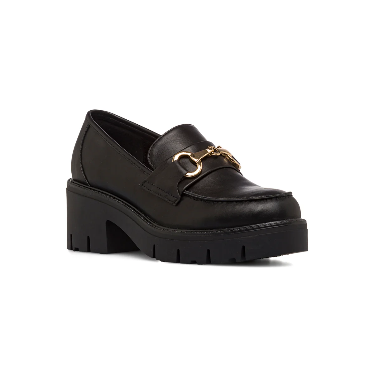Mocassini chunky neri da Donna con fibbia e tacco Swish Jeans - Image 5