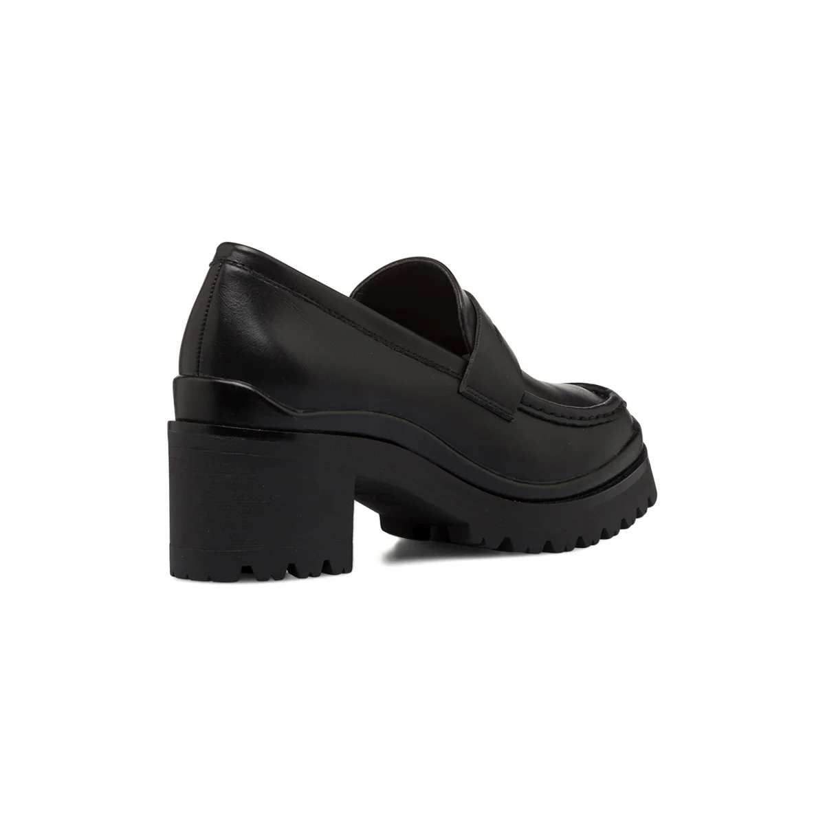 Mocassini chunky neri da donna con tacco 6 cm Lora Ferres - Image 3