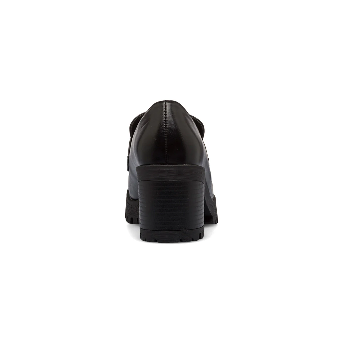 Mocassini chunky neri da donna con tacco 7 cm Lora Ferres - Image 4