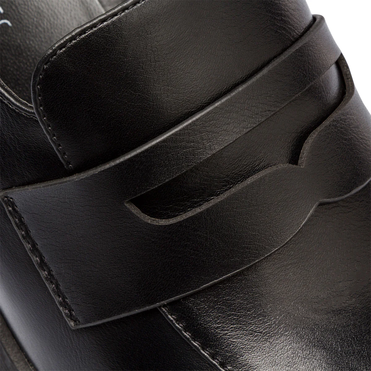 Mocassini chunky neri da donna con tacco 7 cm Lora Ferres - Image 6
