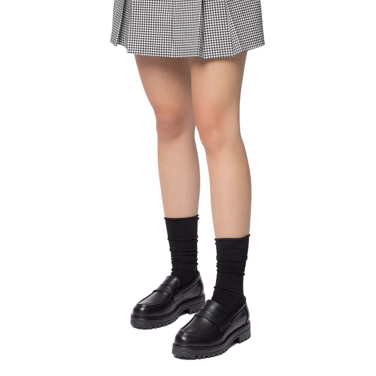 Mocassini chunky neri da donna Lora Ferres - Image 2