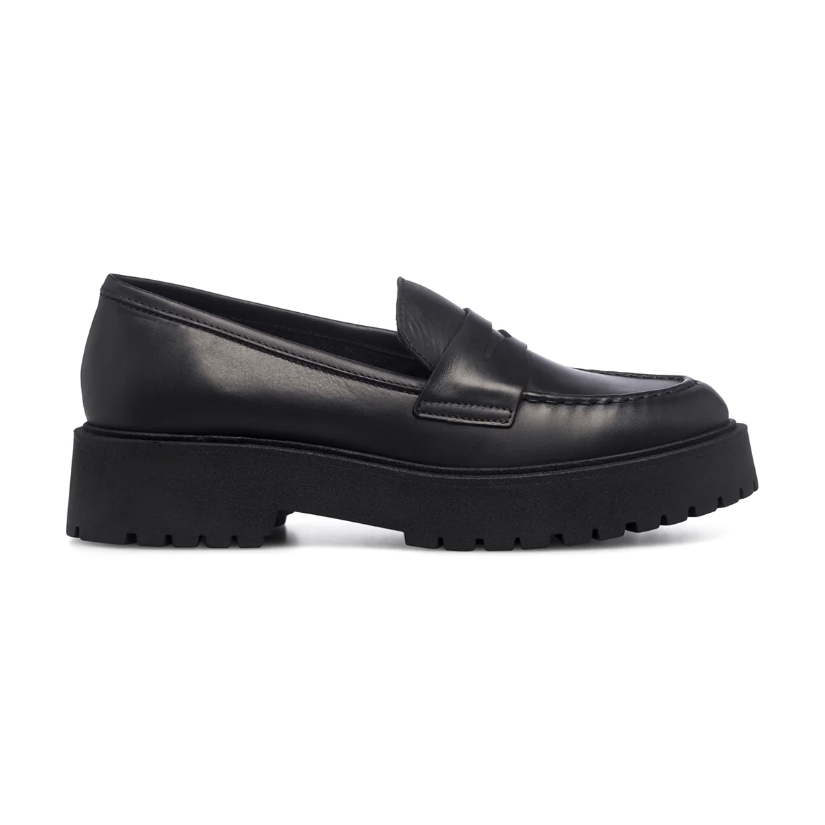Mocassini chunky neri in pelle da donna Primopiano - Image 11