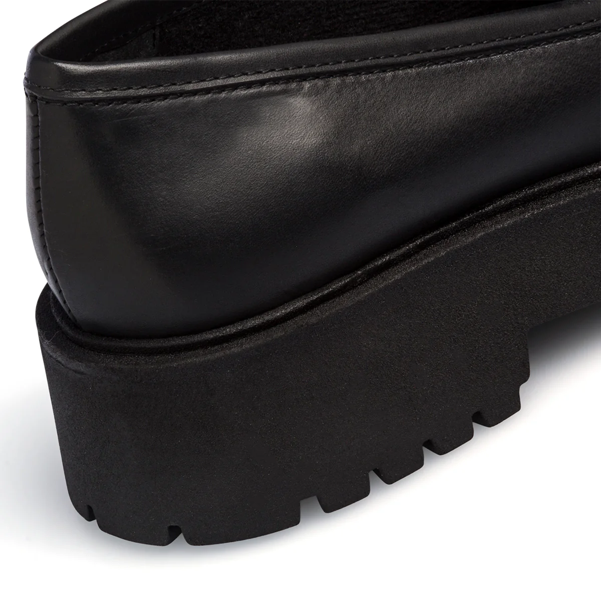Mocassini chunky neri in pelle da donna Primopiano - Image 17