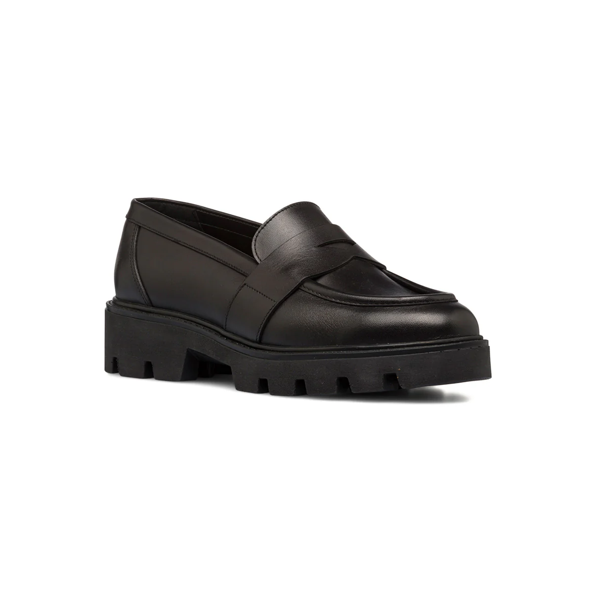 Mocassini chunky neri in pelle da donna Primopiano - Image 2