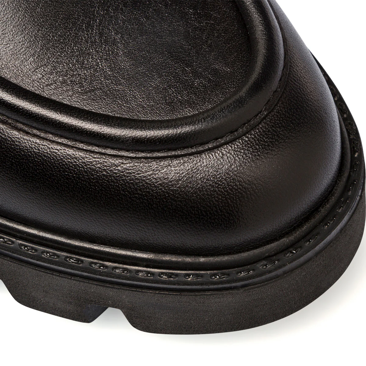 Mocassini chunky neri in pelle da donna Primopiano - Image 5