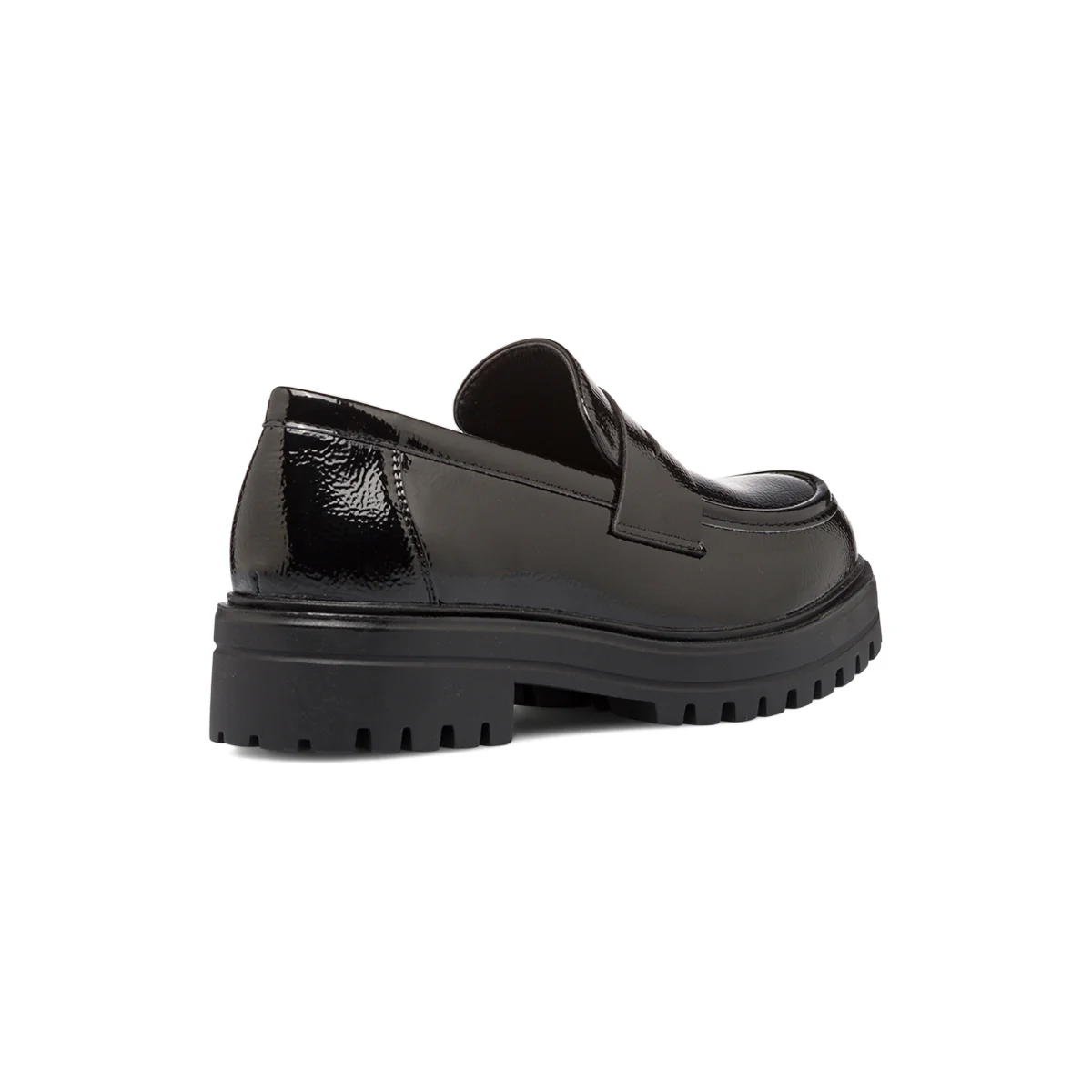 Mocassini chunky neri in vernice da donna Lora Ferres - Image 6