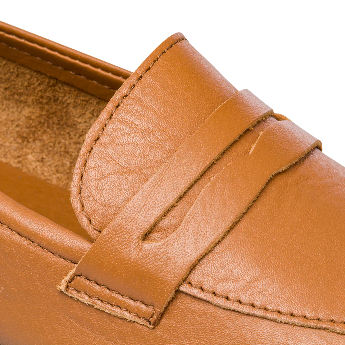 Mocassini color cuoio da donna in pelle P Essentials - Image 8