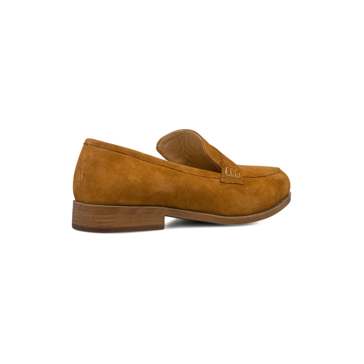 Mocassini color cuoio in pelle scamosciata da donna P Essentials - Image 6