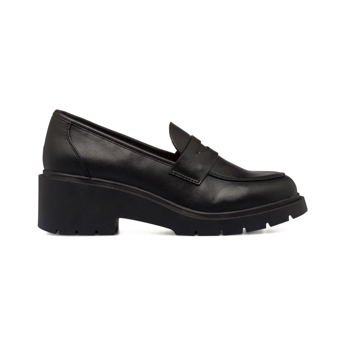 Mocassini comfort neri da donna con mascherina P Soft