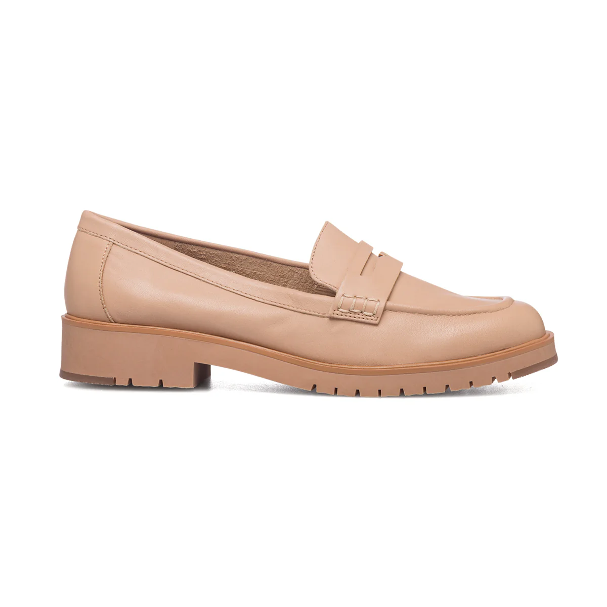 Mocassini da donna beige in pelle ALDO Ibreda