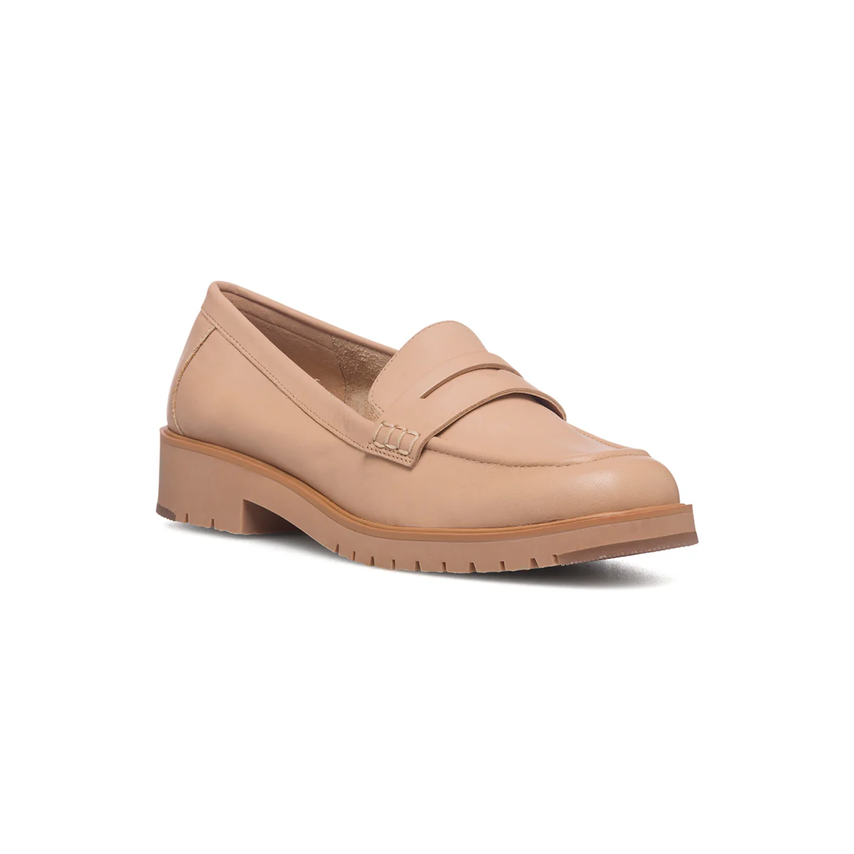 Mocassini da donna beige in pelle ALDO Ibreda - Image 2