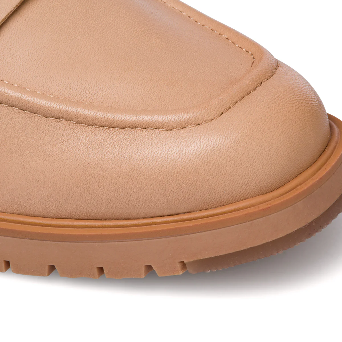 Mocassini da donna beige in pelle ALDO Ibreda - Image 5