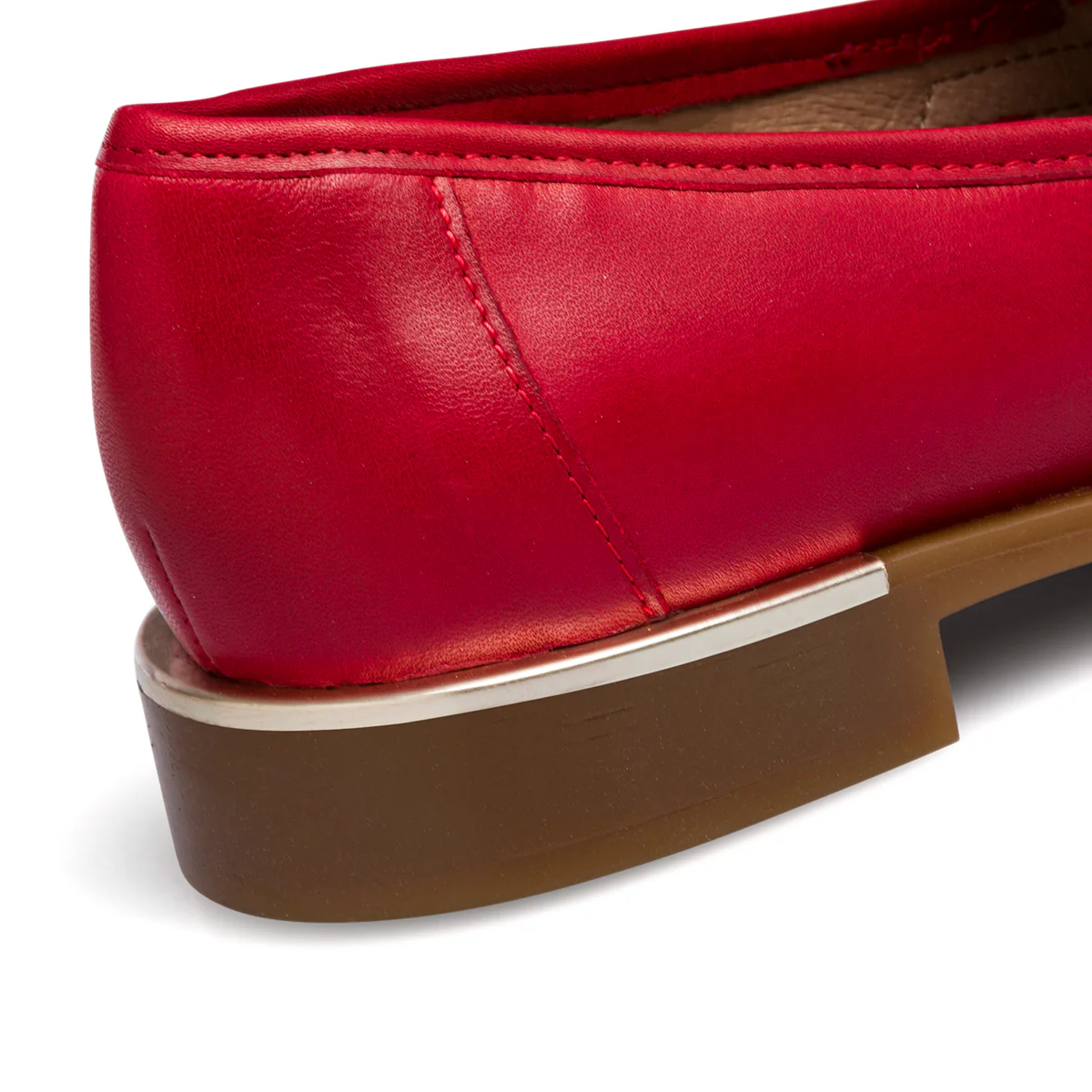 Mocassini da donna rossi in pelle P Essentials - Image 20