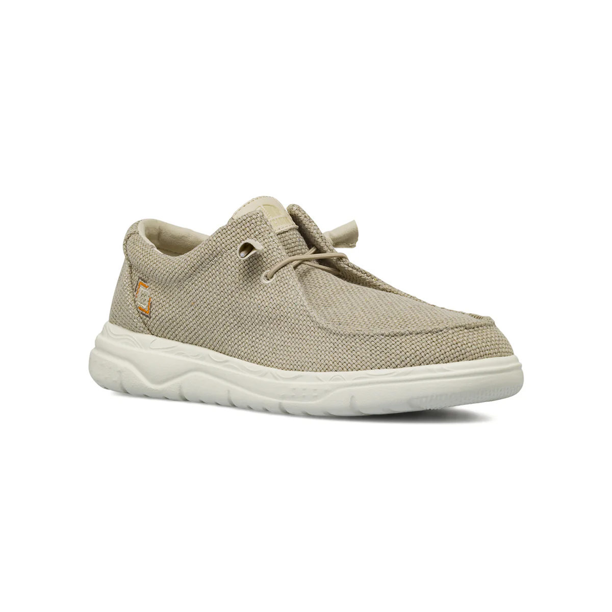 Mocassini da Uomo in tessuto beige con suola leggera Americanino - Image 2